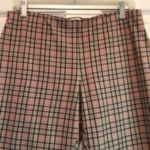 Beautiful JJill ankle length plaid pants.